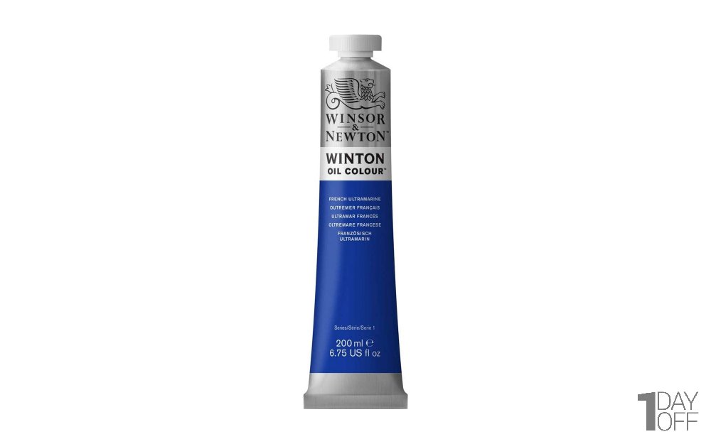 رنگ روغن وینزور (Winsor) سری Winton مقدار 200 میلی‌لیتر رنگ FRENCH ULTRAMARINE