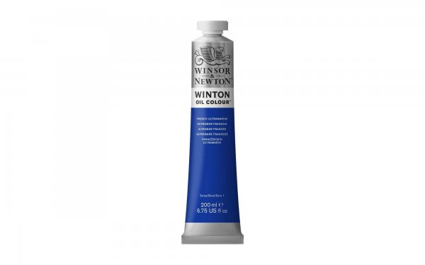 رنگ روغن وینزور (Winsor) سری Winton مقدار 200 میلی‌لیتر رنگ FRENCH ULTRAMARINE