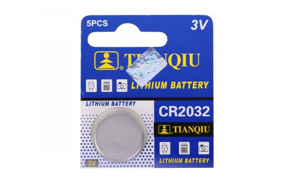 باتری سکه‌ای لیتیومی تیانکیو (TIANQIU) مدل CR2030