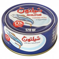 کنسرو ماهی تون در روغن گیاهی شیلتون مقدار 120 گرم