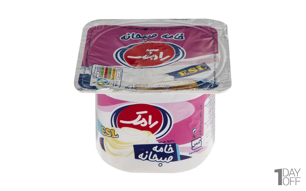خامه صبحانه رامک مقدار 100 گرم
