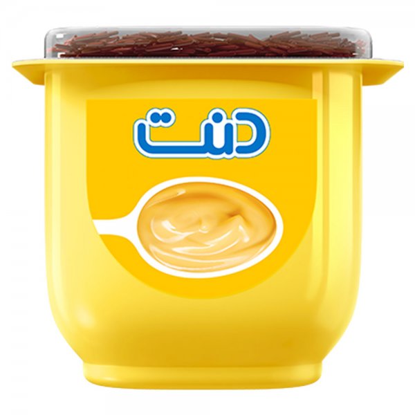 دسر فرانسوی موزی دنت با تاپر ورمیشل شکلاتی مقدار 100 گرم