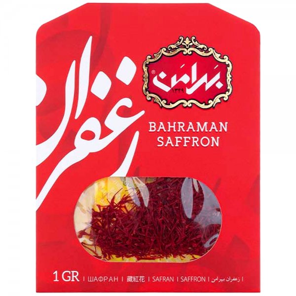 زعفران سرگل بهرامن مقدار 1 گرم