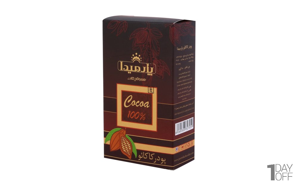 پودر کاکائو پارمیدا مقدار 100 گرم