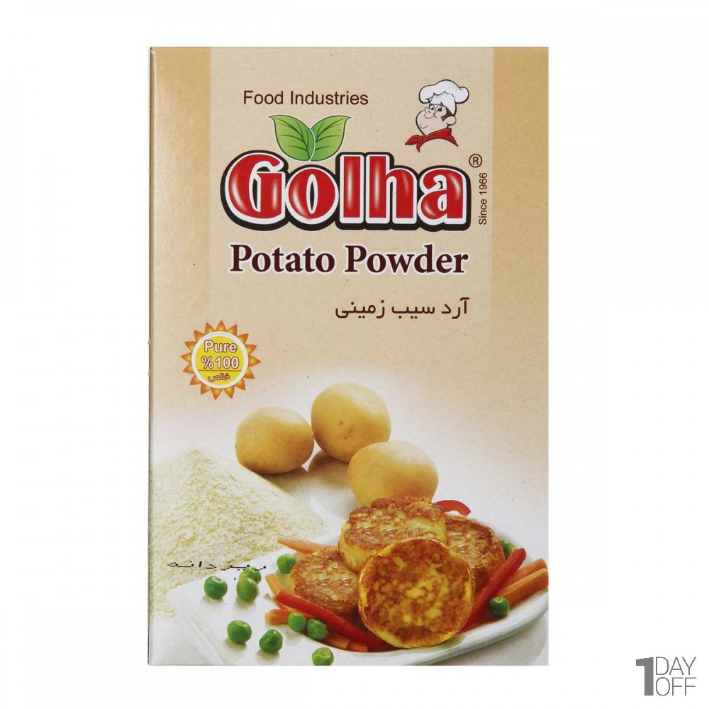 آرد سیب‌زمینی ریزدانه گلها مقدار 200 گرم