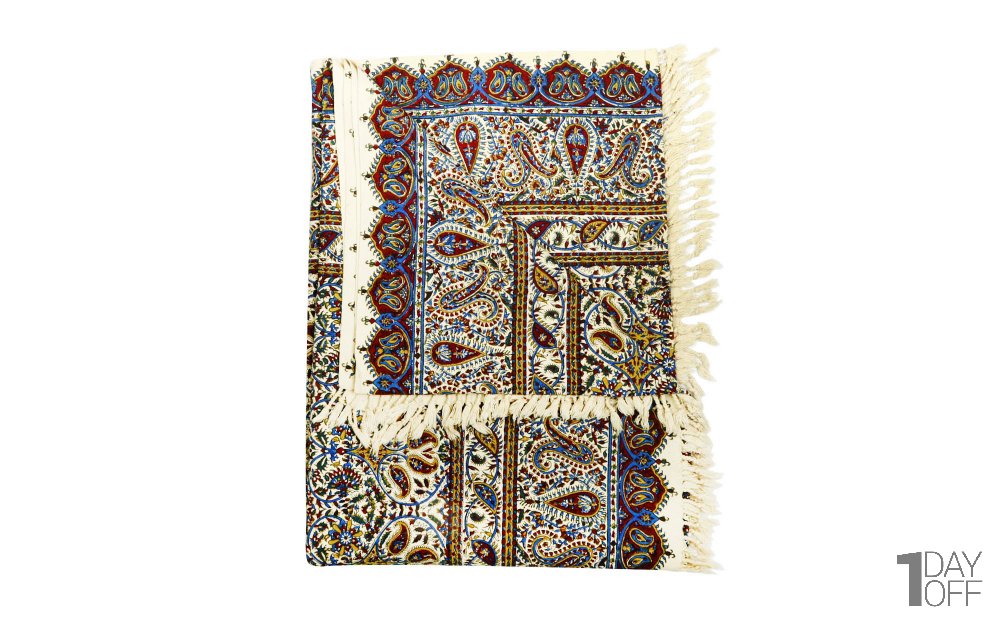 سفره قلمکار صادراتی کد 010 سایز 150x100 سانتی‌متر