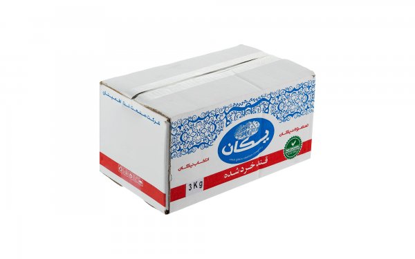 قند شکسته یکان مقدار 3 کیلوگرم