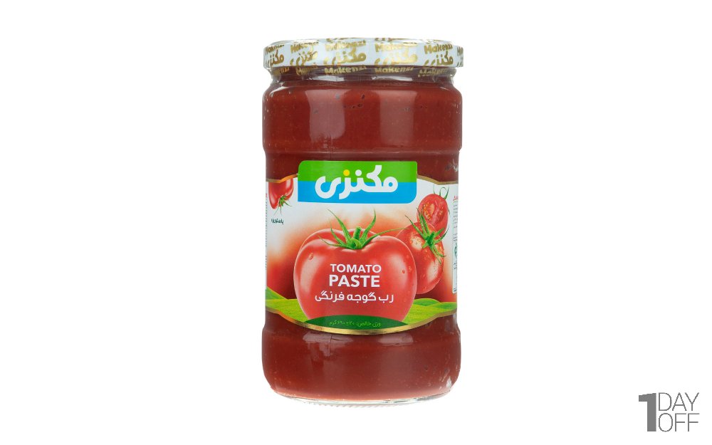 رب گوجه‌فرنگی مکنزی مقدار 690 گرم