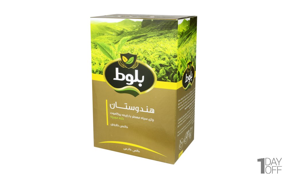 چای سیاه کله مورچه‌ای خارجی معطر با رایحه برگاموت بلوط مقدار 450 گرم