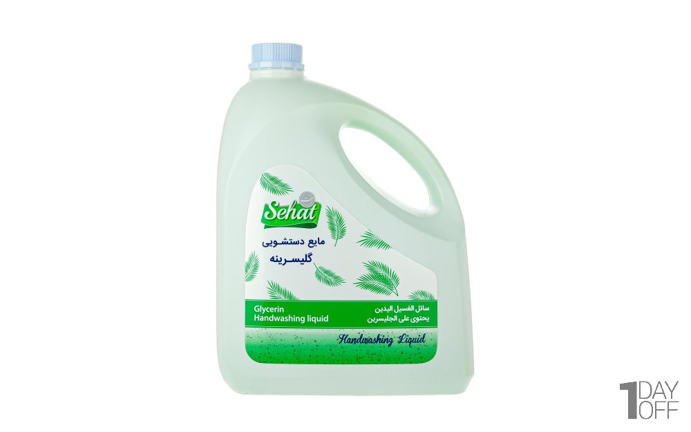 مایع دستشویی گلیسیرینه سبز صحت مقدار 4 لیتر 