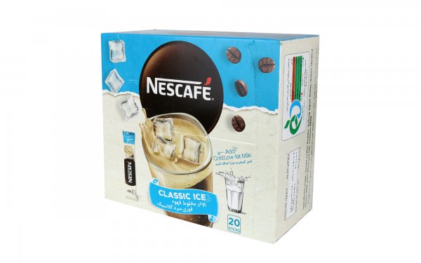 کافی‌میکس سرد کلاسیک نسکافه (NESCAFE) بسته 20 عددی مقدار هر عدد 20 گرم