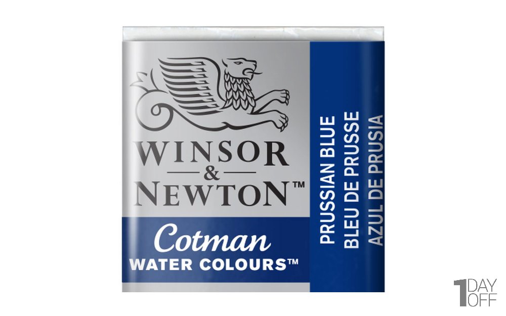 قرص آبرنگ وینزور (Winsor) سری Cotman رنگ PRUSSIAN BLUE