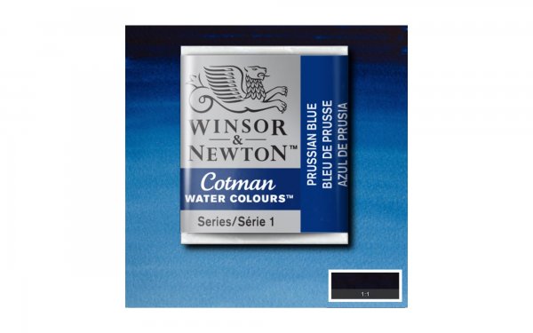 قرص آبرنگ وینزور (Winsor) سری Cotman رنگ PRUSSIAN BLUE