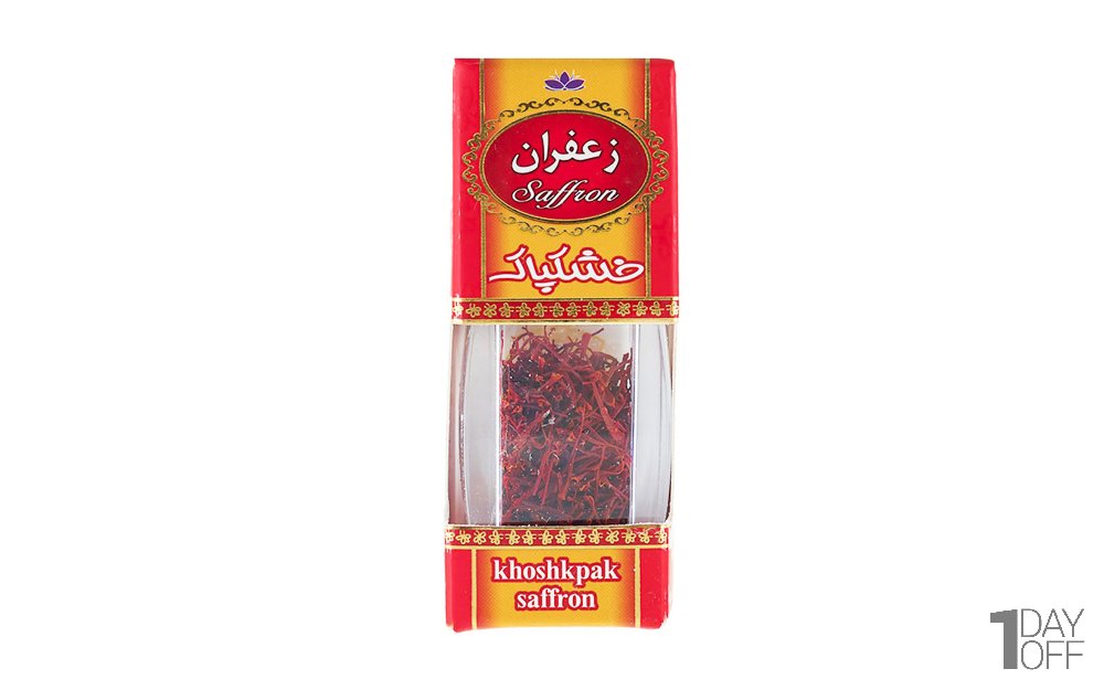 زعفران سرگل خشکپاک مقدار 1 گرم کریستالی