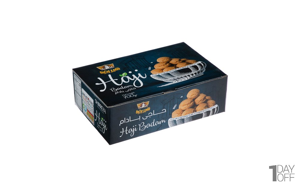 حاجی بادام شیررضا مقدار 700 گرم