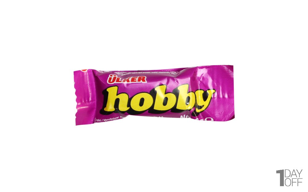 مینی شکلات شیری با مغز فندق هوبی (hobby) مقدار 6 گرم