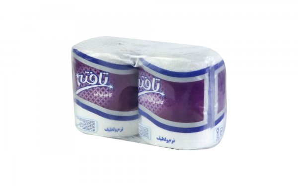 دستمال توالت سه‌لایه تافته بسته 2 رول