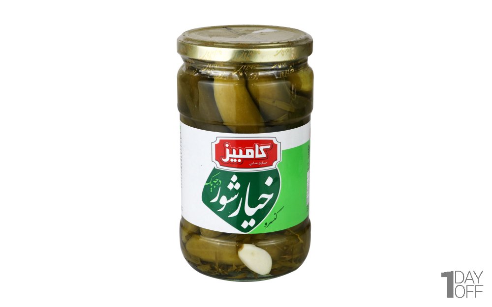 کنسرو خیارشور درجه یک کامبیز مقدار 660 گرم