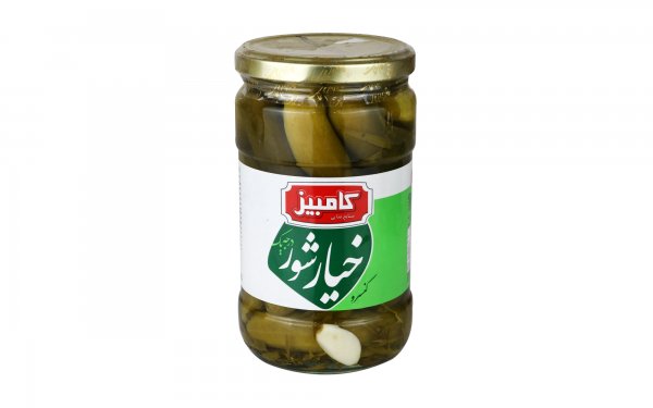 کنسرو خیارشور درجه یک کامبیز مقدار 660 گرم