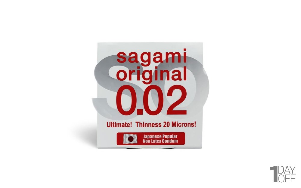 کاندوم فوق العاده نازک Sagami ژاپن سایز Normal بسته 1 عددی