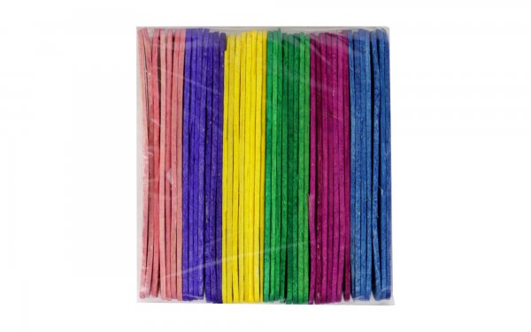 چوب بستنی کوچک رنگی بسته 45 عددی 