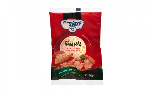 پنیر پیتزا پروسس رنده شده پگاه مقدار 500 گرم 