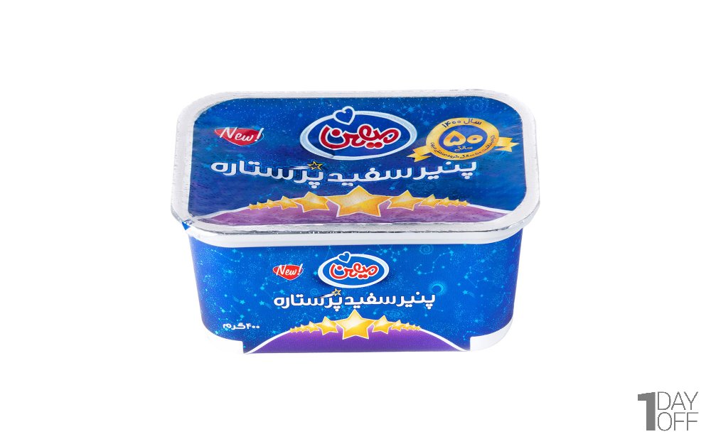 پنیر سفید پرستاره میهن مقدار 400 گرم  