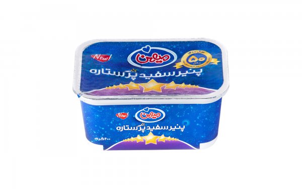پنیر سفید پرستاره میهن مقدار 400 گرم  