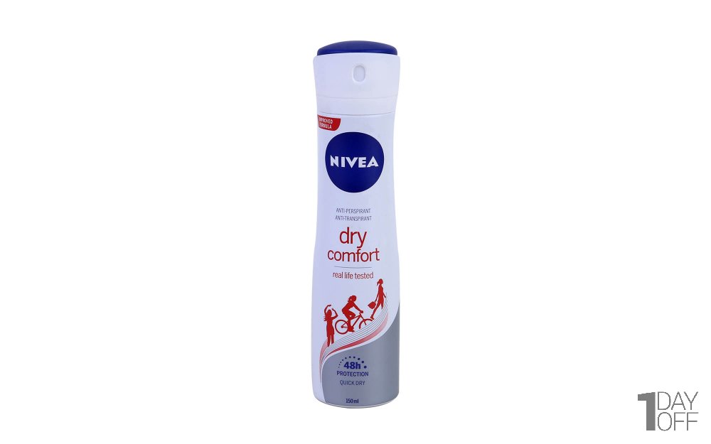 اسپری ضدتعریق زنانه Dry Comfort نیوا (Nivea) مقدار 150 میلی‌لیتر