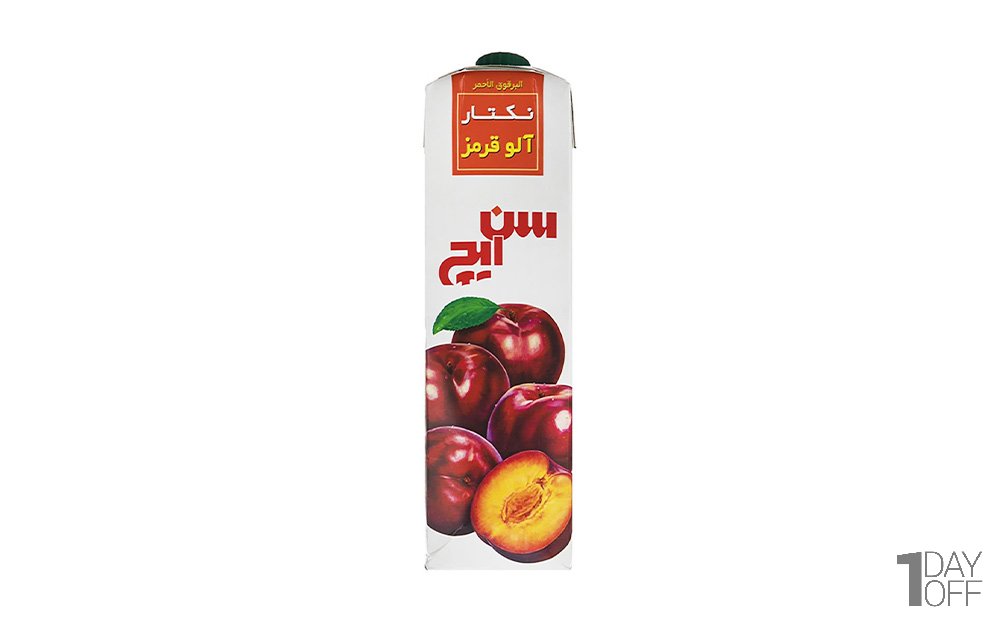 نکتار آلو قرمز سن‌ایچ مقدار 1 لیتر