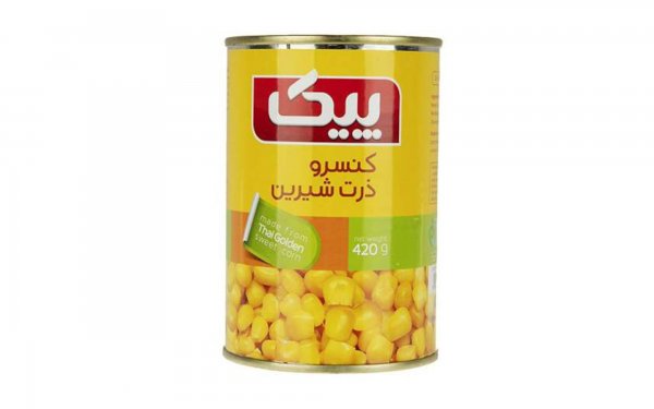 کنسرو ذرت شیرین پیک مقدار 420 گرم