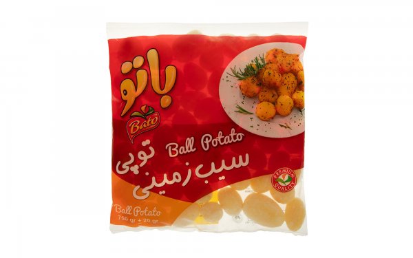  سیب‌زمینی توپی منجمد باتو مقدار 750 گرم