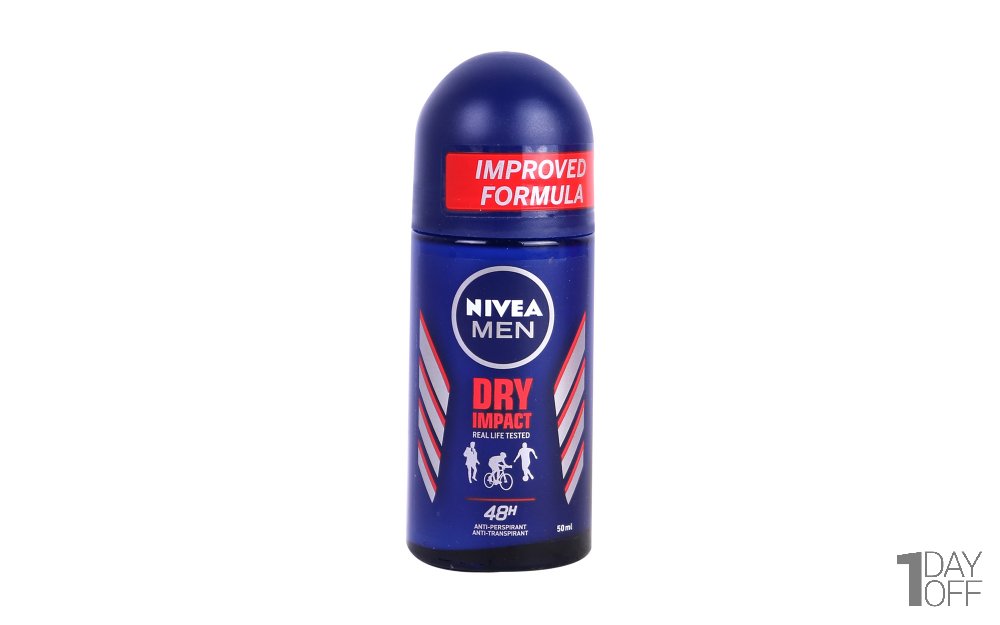 رول ضدتعریق مردانه Dry impact نیوآ (Nivea) مقدار 50 میلی‌لیتر
