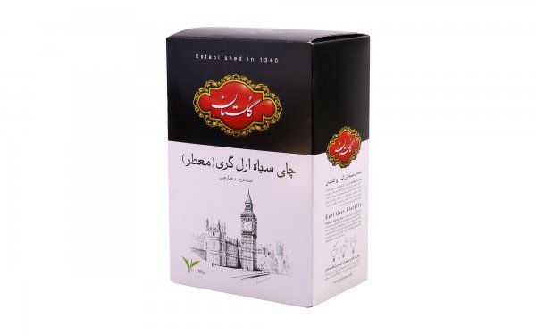 چای سیاه ارل‌گری (معطر) گلستان مقدار 500 گرم