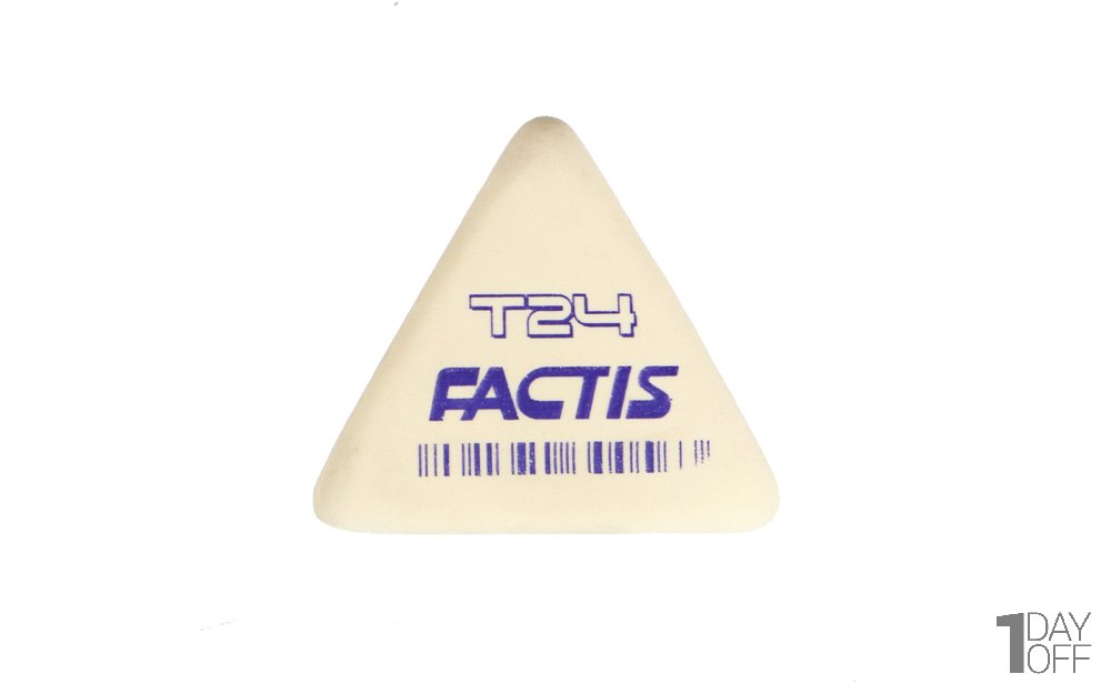 پاک‌کن فکتیس (Factis) مدل T24 نوع مثلثی رنگ سفید