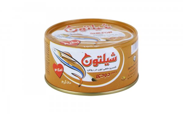 کنسرو ماهی تن با طعم دودی شیلتون مقدار 180 گرم