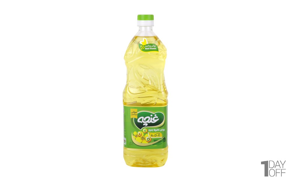 روغن کانولا (کلزا) غنچه مقدار 900 میلی‌ لیتر 
