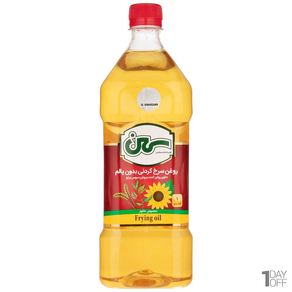 روغن سرخ کردنی سمن مقدار 1 لیتر