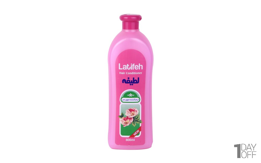 شامپو نرم‌کننده مو لطیفه مقدار 800 میلی‌لیتر 