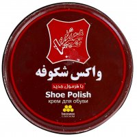 واکس کفش رنگ قهوه‌ای شکوفه مقدار 100 میلی‌لیتر