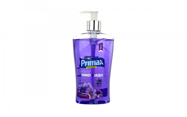 مایع دستشویی گل‌های بنفش پریمکس مقدار 450 گرم 