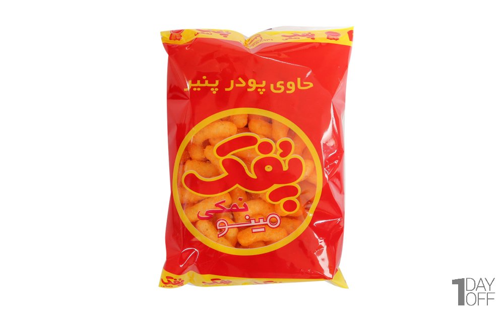 پفک نمکی مینو مقدار 60 گرم