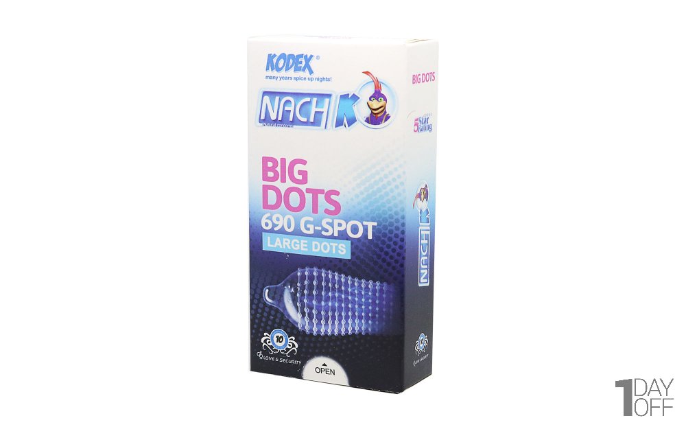 کاندوم ناچ کدکس (NachKodex) مدل Big Dots