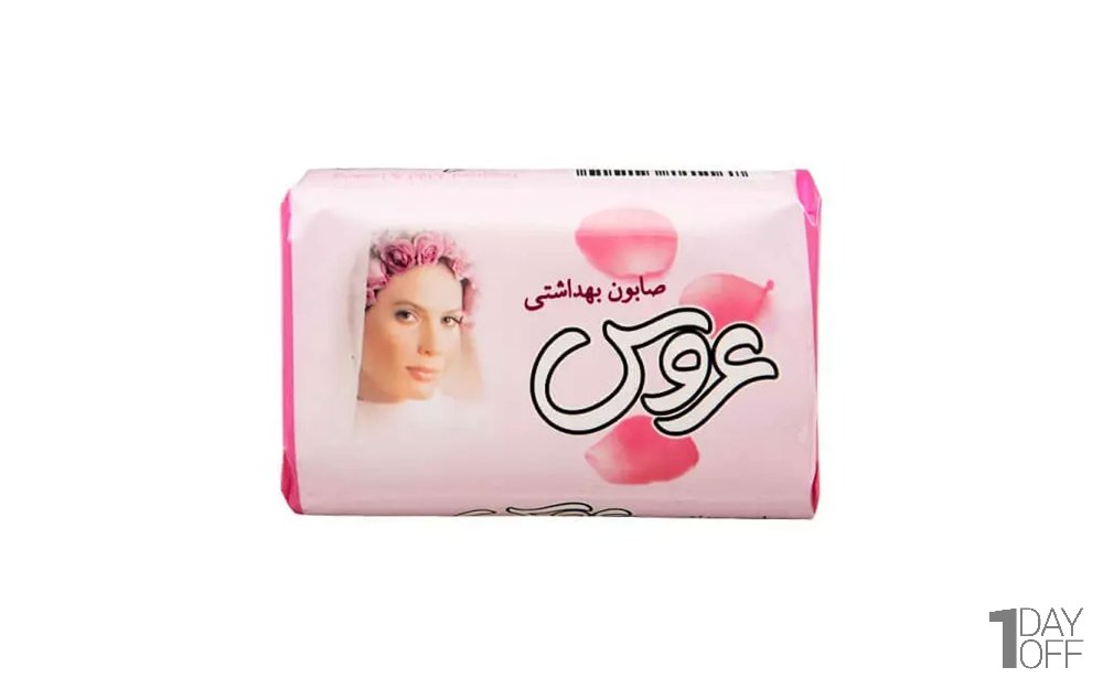 صابون بهداشتی صورتی عروس مقدار 75 گرم