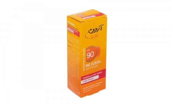 کرم ضدآفتاب SPF90 رنگی آردن مدل Light Beige مقدار 50 میلی‌لیتر