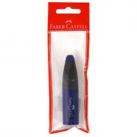 پاک‌کن چرخشی به همراه تراش فابر کاستل (Faber Castell) رنگ آبی