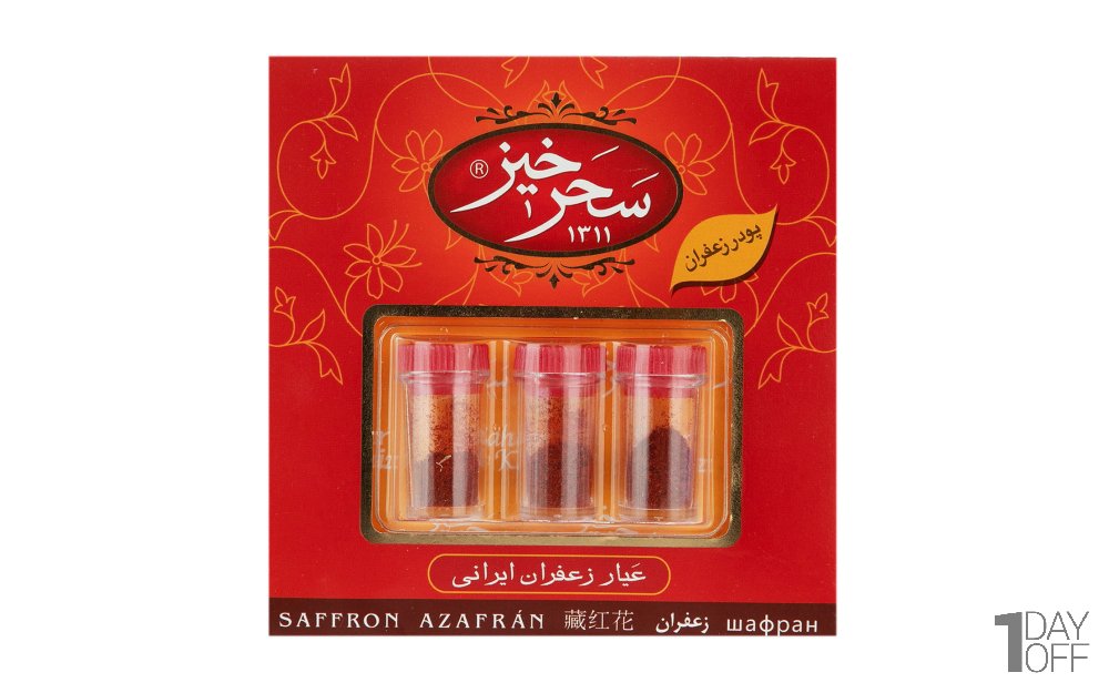 زعفران پودری سرگل ویژه سحرخیز مقدار 1.5 گرم