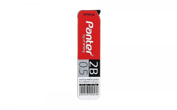 نوک مداد نوکی 0.5 میلی‌متری پنتر (Panter) نوع 2B رنگ مشکی