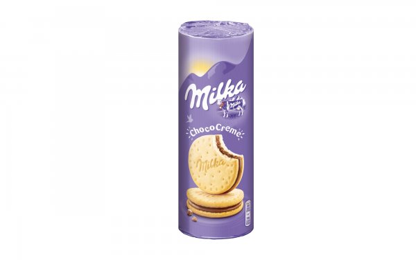 ویفر کرمدار با طعم شکلاتی میلکا (Milka) مدل Choco Creme مقدار 260 گرم