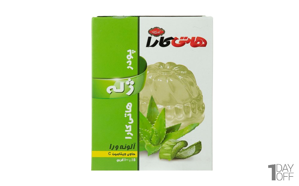 پودر ژله آلوئه ورا هاتی‌کارا گلستان مقدار 100 گرم  